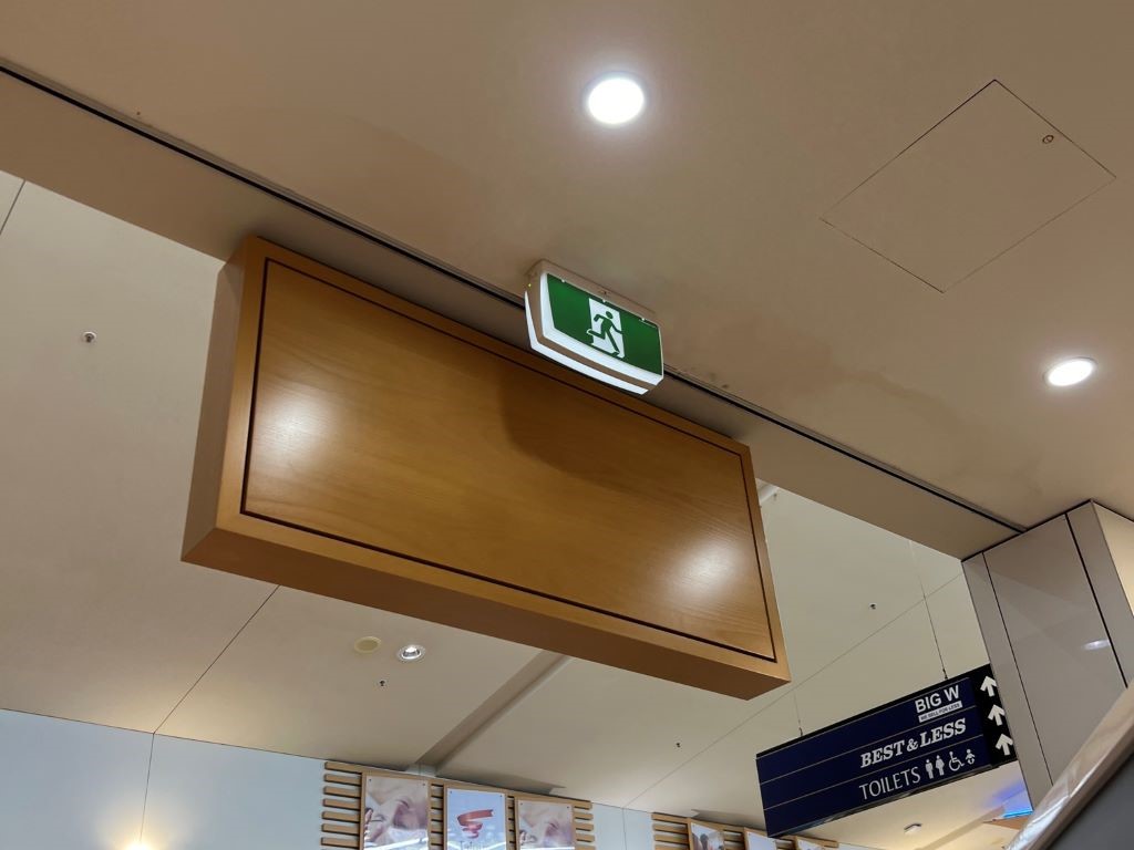 Commercial emergency exit light replacement -1