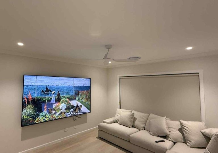 Finished movie room